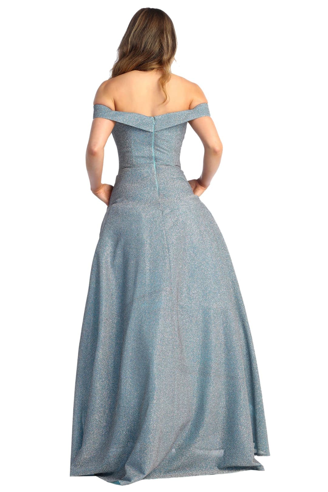 Sparkle Glitter A-Line Evening Gown