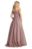 Sparkle Glitter A-Line Evening Gown