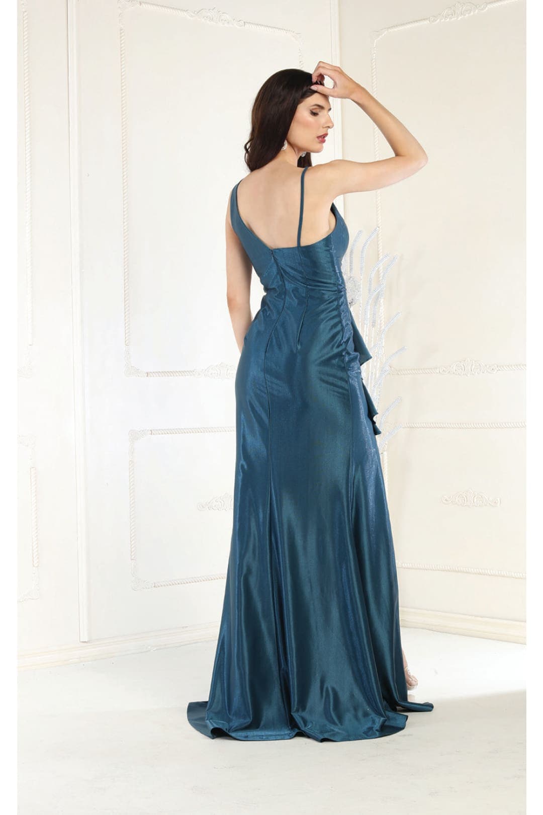 May Queen MQ1932 Ruffled Mermaid Formal Gown - Dress
