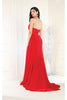May Queen MQ1946 Strapless Ruched Prom Dress - Dress