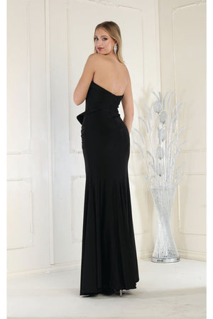 May Queen MQ1947 Simple Strapless Stretchy Dress - Dress