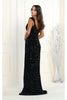 May Queen MQ1957 Sleeveless Sheath Evening Gown - Dress