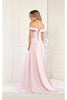 May Queen MQ1960 Off The Shoulder Prom Dress