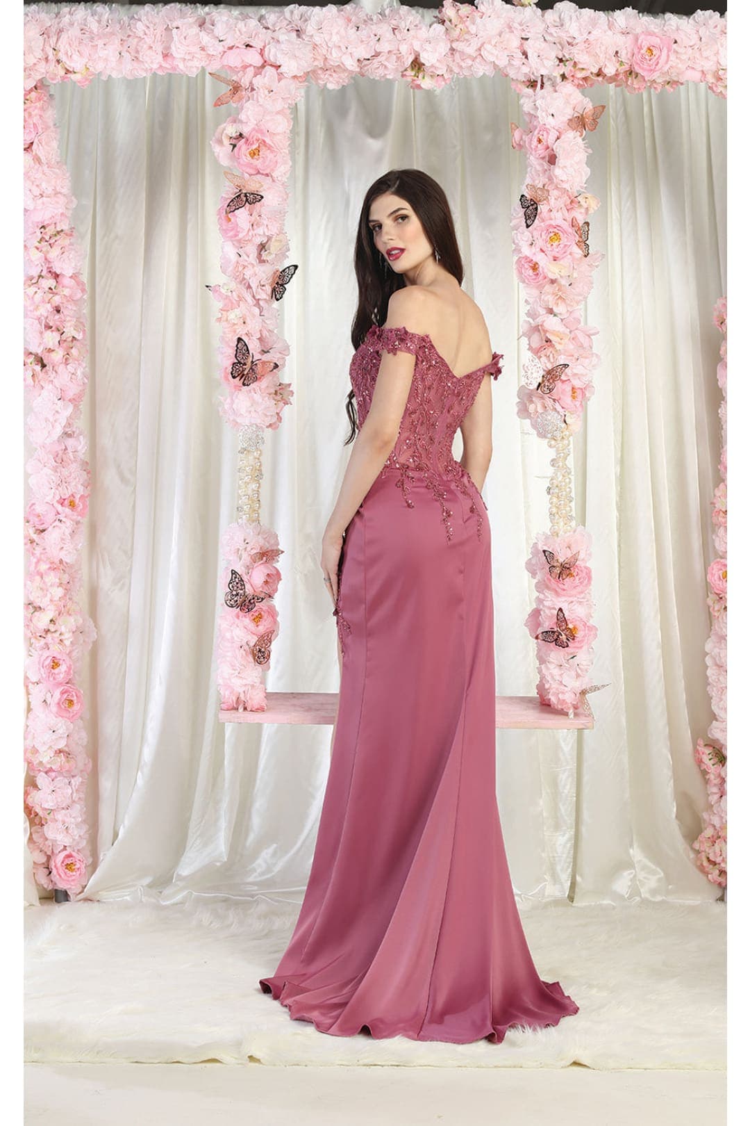 LA Merchandise LA1962 Corset Bone Prom Gown - Dress