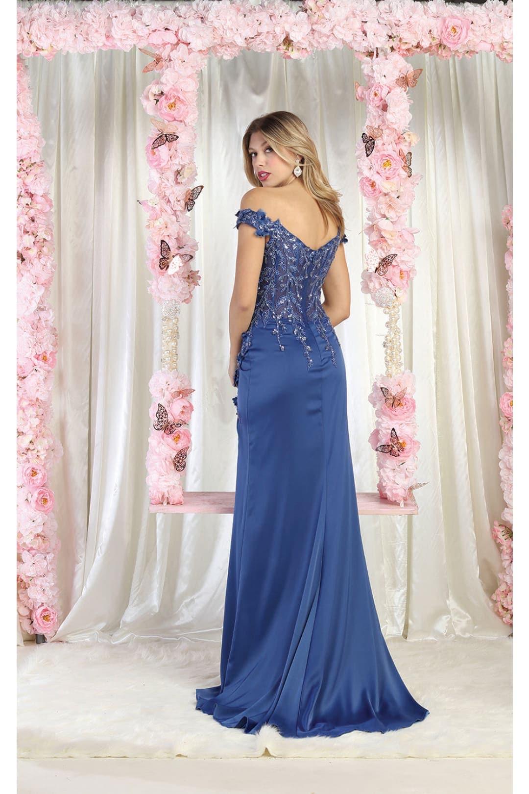 LA Merchandise LA1962 Corset Bone Prom Gown - Dress