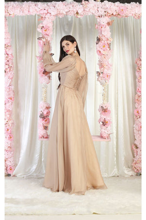 May Queen MQ1990 Chiffon Mother Of The Bride Gown