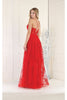 May Queen MQ1996 Embroiderd Lace Prom Gown
