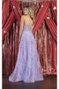 May Queen MQ1996 Embroiderd Lace Prom Gown