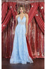 May Queen MQ1996 Embroiderd Lace Prom Gown