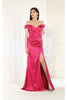 May Queen MQ1998 Sweetheart Satin Evening Gown - Dress
