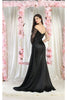 May Queen MQ2003 One Shoulder Embellished Prom Gown - Dress
