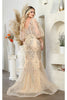May Queen MQ2010 Puff Sleeves Plus Size Mermaid Formal Evening Gown - Dress