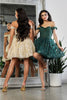 May Queen MQ2012 Off - Shoulder 3D Butterfly Applique Homecoming Dress