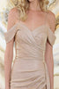 May Queen MQ2065 Sweetheart Glitter Side Panel Long Prom Dress - Dress