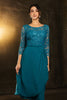 May Queen MQ2100 3/4 Sleeves Tea Length Mother of the Bride Dress - Dress