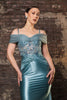 Mother Of The Bride Dress Off The Shoulder Sequin Gown By May Queen MQ2151 - Dress