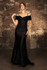 Mother Of The Bride Dress Off The Shoulder Sequin Gown By May Queen MQ2151 - Dress