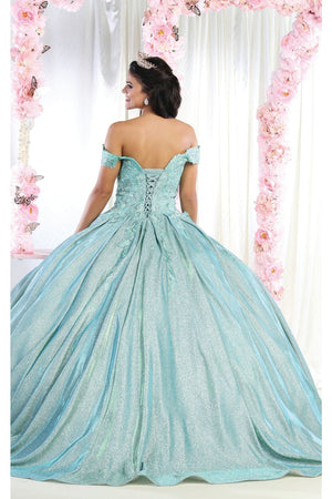 Glittery Quinceañera Ball Gown