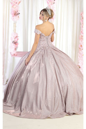 Glittery Quinceañera Ball Gown
