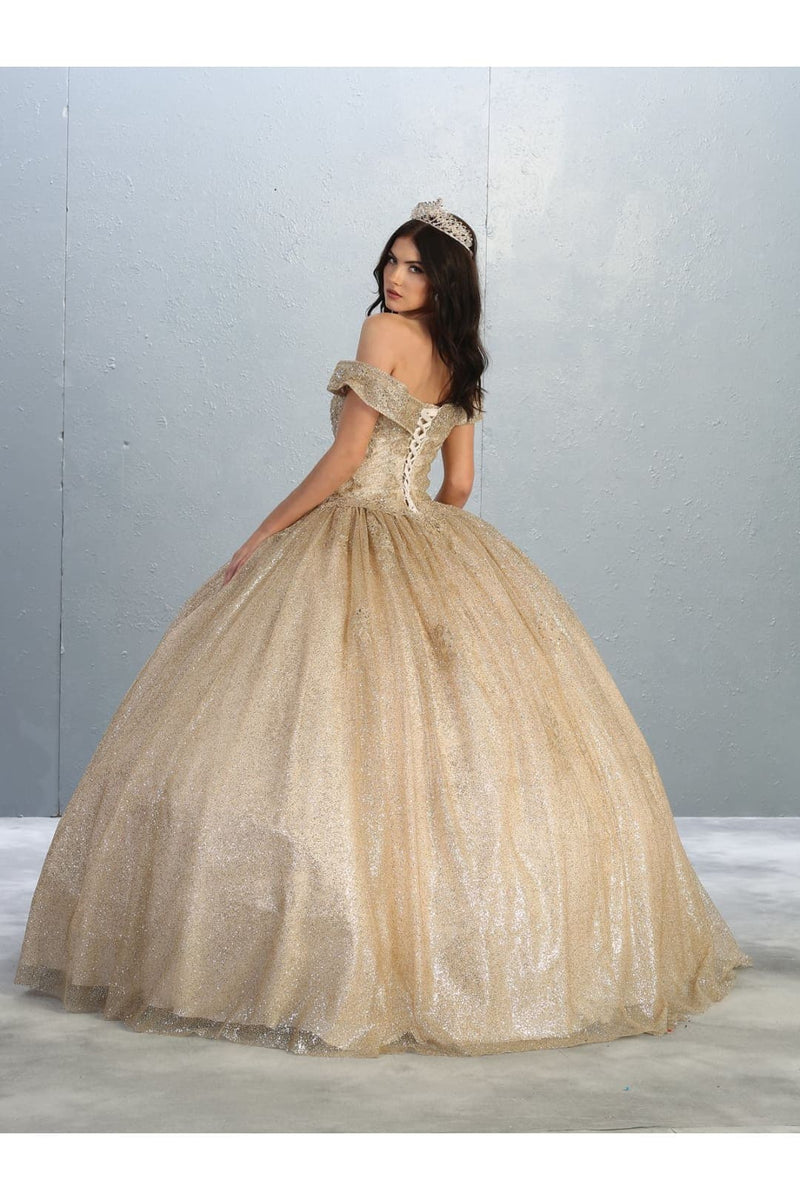 Off The Shoulder Quinceanera Dress And Plus Size