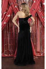 One Shoulder Prom Gown