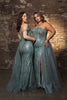Pageant Dress Asymmetric Sheer Sides Prom Gown By Royal Queen RQ8177 - Dress