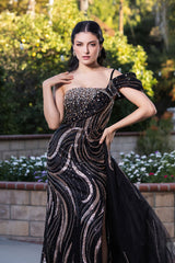 Pageant Dress One Shoulder Strap Long Gala Gown By Royal Queen RQ8192 - Dress