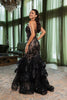 Prom Dress Plunging V-Neck Beaded Formal Gown By Royal Queen RQ8148 - Dress