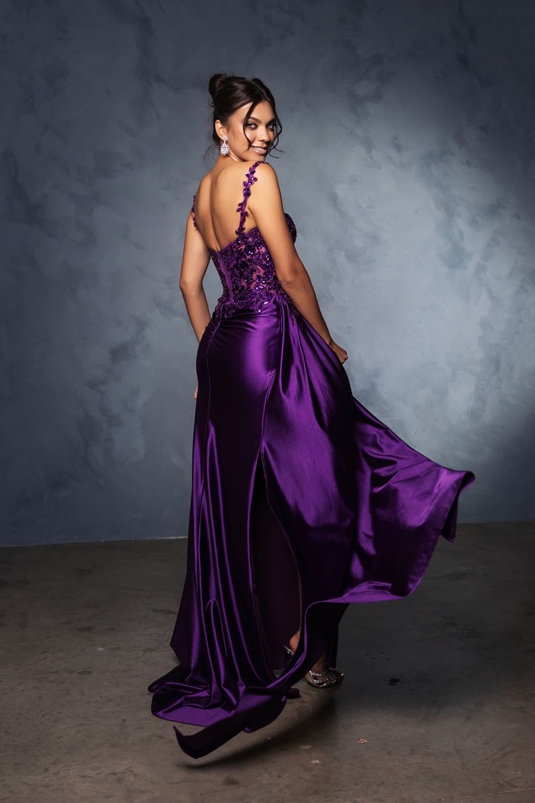 Prom Dress Square Neck Sleeveless Gala Gown By May Queen MQ2145 - Dress