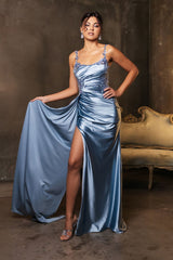Prom Dress Square Neck Sleeveless Gala Gown By May Queen MQ2145 - Dress