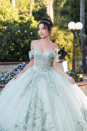 Prom Dress Sweetheart Off The Shoulder Ball Gown By Layla K LK279 - Dress