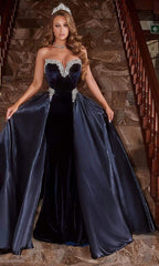 **Portia and Scarlett: Embroidered A-Line Evening Gown for Unforgettable Occasions**