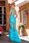 Enchanting Elegance: Portia and Scarlett's Feathered Masterpiece for Unforgettable Moments