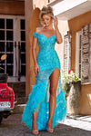 Enchanting Elegance: Portia and Scarlett's Feathered Masterpiece for Unforgettable Moments