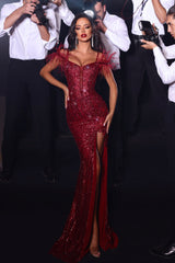 Portia and Scarlett's Celestial Siren: A Gown of Enchanting Elegance