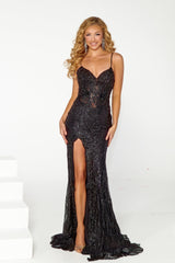 Embrace Shimmering Glamour: Portia and Scarlett's Enchanting PS22531 Gown