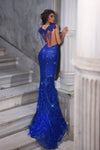**Portia and Scarlett's Enchanting Mermaid Gown: A Symphony of Embellishments for Memorable Nights**