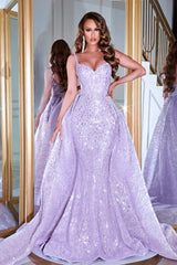 **Portia and Scarlett's Enchanting Cracked Ice Gown: Dazzle in Elegance**