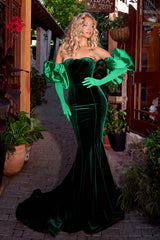 Enchanting Portia and Scarlett Mermaid Gown: Steal the Spotlight in Black PS23039