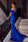 **Portia and Scarlett's Cobalt Captivation: A Gown for Unforgettable Moments**