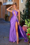 Captivating Curves: Portia and Scarlett's Rhinestone-Adorned Evening Dress