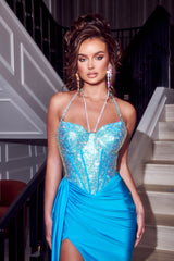 **Portia and Scarlett's Iridescent Enchantment: The PS23377 Gown**