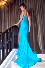 Enchanting Silhouette: Portia and Scarlett's PS23392 Gown for Unforgettable Occasions