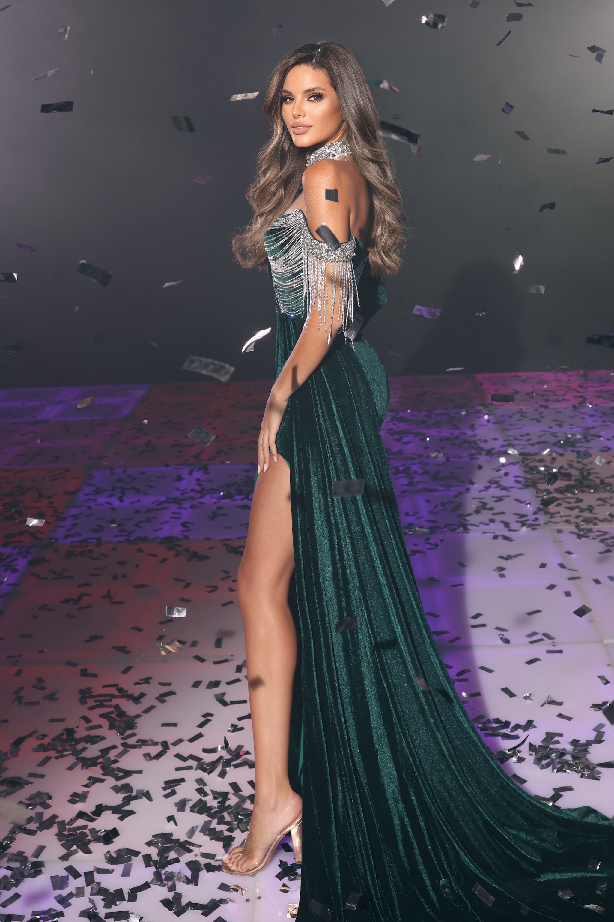 **Portia and Scarlett: Captivating Gown for Grand Occasions**