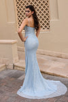 Sequin-Adorned Enchantment: Portia and Scarlett's PS23422 Dress for Special Occasions
