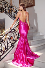 Portia and Scarlett's Opulent Lace AppliquÃ© Gown: A Symphony of Elegance for Red Carpet Glamour