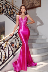 Enchanting Lace and Shimmer: Portia and Scarlett's PS23445 for Unforgettable Occasions