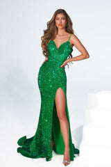 Captivating Crystal Embellished Gown for Unforgettable Occasions by Portia and Scarlett