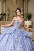 Quinceanera Dress Sweetheart Illusion Ball Gown By Layla K LK268 - Dress