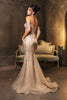 Red Carpet Dress Off Shoulder Mermaid Evening Gown By May Queen MQ2136 - Dress